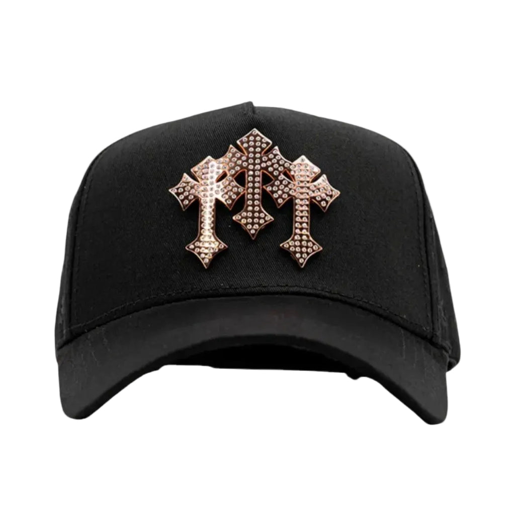 Barbas Hats Chrome Rose Gold